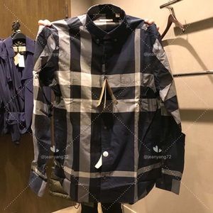 Burberry Mens Shirt Size L 100% Cotton